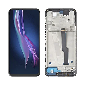 Tela com display e com aro Moto One Fusion Plus