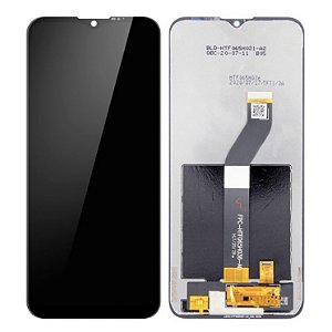 Tela com display e sem aro Motorola Moto G8 Power Lite