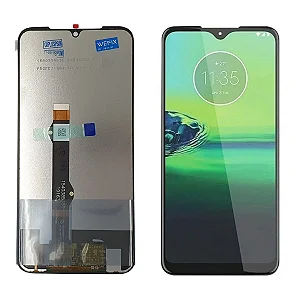 Tela com display e sem aro Motorola Moto G8 Plus