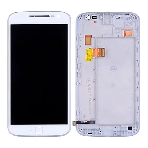Tela com display e com aro Motorola Moto G4 Plus Bege