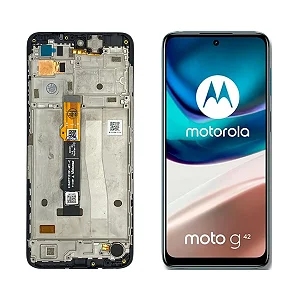 Tela com display e com aro Motorola Moto G42