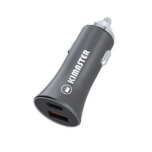 Carregador veicular Power Duo Auto ID 40w USB/C CV209 Kimaster