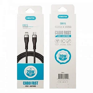 Cabo fast USB-C Lightning 20W CB815 Kimaster