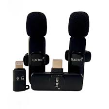 Microfone de lapela Sem fio Wireless K9-2IN1-2