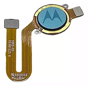 Flat botão impressão digital azul Motorola Moto E20