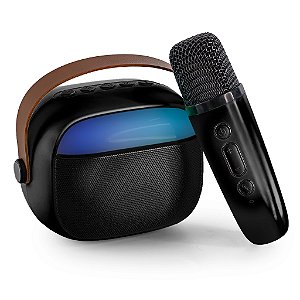 Caixa de Som Multimidía com microfone Xtrad preto- XDG-67