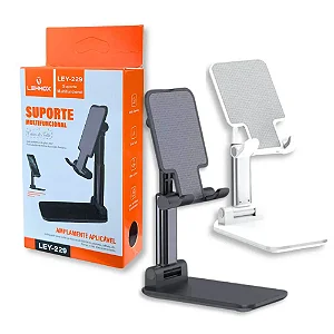 Suporte multifuncional para celular e tablet LEY-229 diversas cores