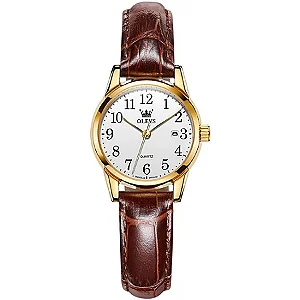 Relógio Calqing com pulseira de corino varias cores