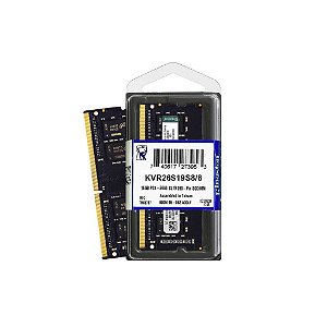 Memoria DDR4 8GB RAM KVR26S19S8/8
