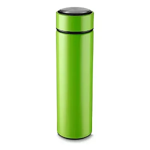 Garrafa Térmica Led Em Aço Inox Temperatura Digital 500ml Verde - BEER PINTS