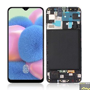Tela com display sem aro Samsung Galaxy A30S