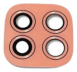 Lente câmera traseira Rosa Motorola Moto G9 Play
