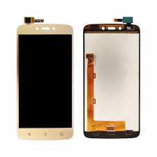 Tela com display e sem aro Motorola Moto C Plus Bege