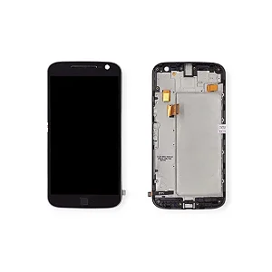 Tela com display e com aro Motorola Moto G4 Plus preto