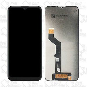 Tela com display e sem aro Motorola Moto E7 Plus