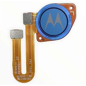 Flat botão de impressão digital Motorola E7 Plus Azul