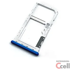 Gaveta de chip Motorola E7 Plus Azul