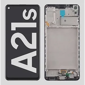 Tela com display com aro Samsung Galaxy A21S