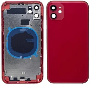 Carcaça iPhone 11 Vermelho (com flat de carga por indução, sensor de proximidade e botões volume e power)