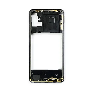Carcaça com flat de botão power e volume, falante campainha e lente da câmera Samsung Galaxy A51