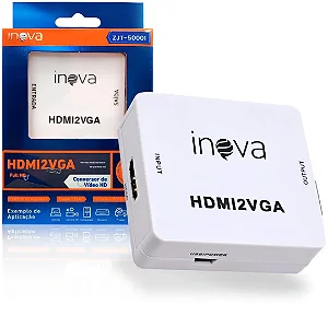 Adaptador Conversor De Audio E Video Hdmi Para Vga Inova - Zjt-50001 13700