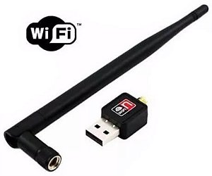 Adaptador Usb Wi-Fi 150Mbps Com Antena Alta Performance Auw-Ag