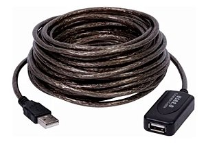 Cabo Usb Extensão Ativa 5 Metros Com Reforço De Sinal Cua5M Tomate Mcb-025