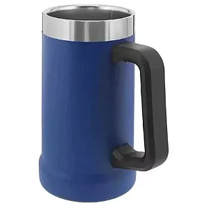Caneca Térmica Stanley 709Ml Chopp E Cerveja Em Aço Inoxidável Azul Escuro