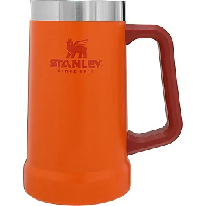 Caneca Térmica Stanley 709Ml Chopp E Cerveja Em Aço Inoxidável Laranja