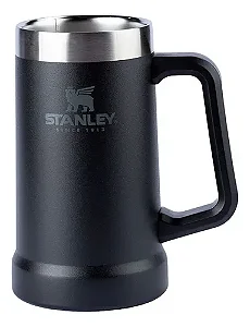 Caneca Térmica Stanley 709Ml Chopp E Cerveja Em Aço Inoxidável Preto