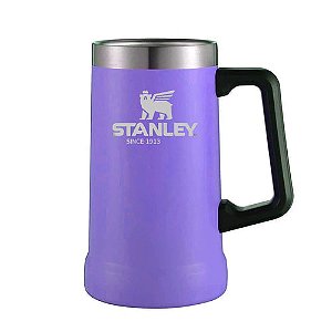 Caneca Térmica Stanley 709Ml Chopp E Cerveja Em Aço Inoxidável Roxo