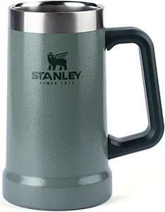 Caneca Térmica Stanley 709Ml Chopp E Cerveja Em Aço Inoxidável Verde