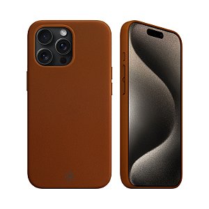 Capa Couro Dual Apple Gshield Iphone 15 Pro Marrom