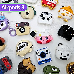 Capa De Silicone 3D Para Airpods 3 Geração