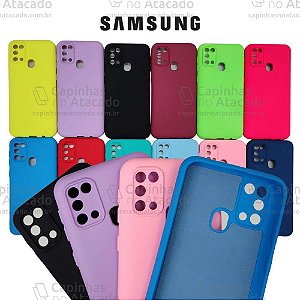 Capinha Emborrachada Com Saquinho Para Galaxy A20 / A30