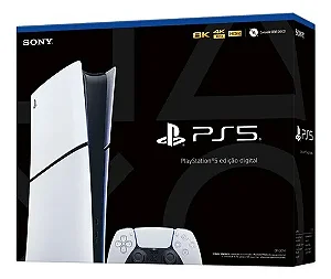 Console PlayStation® 5 Slim Edição Digital 1TB Branco - Sony