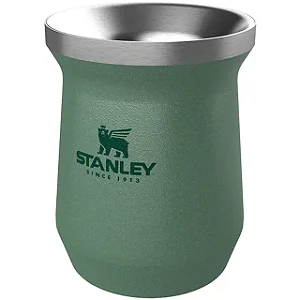 Copo Cuia Térmico Stanley 236Ml Beer Pint Matte Verde Em Aço Inox Sem Tampa