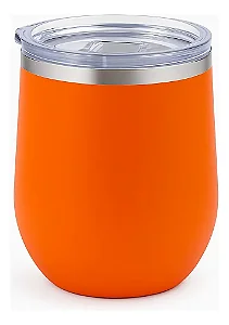 Copo Cuia Térmico Stanley Laranja 360Ml Beer Pint Em Aço Inox Com Tampa