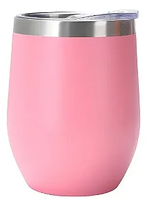 Copo Cuia Térmico Stanley Rosa 360Ml Beer Pint Em Aço Inox Com Tampa