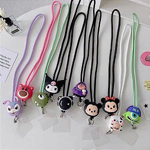 Cordão Para Celular Com Personagens 3D Divertidos Sortidos