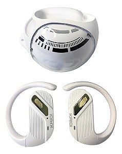 Fone Bluetooth 5.3 Kaidi Kd799 Com Conexão Estável E Bateria Duradoura Branco