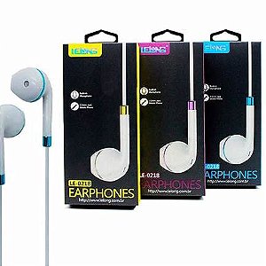 Fone In-Ear P2 Lelong Le0218Y Com Microfone E Isolamento De Ruído