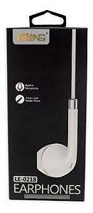 Fone In-Ear P2 Lelong Le0218Y Com Microfone E Isolamento De Ruído Cinza