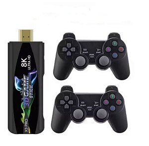 Gamer Stick X3 Pro Com Emuladores E Suporte A Jogos 4K Gmx3-Pro