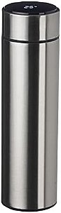 Garrafa Térmica Led Em Aço Inox Temperatura Digital 500Ml Prata - Beer Pints