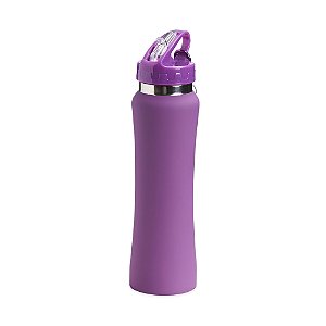 Garrafa Térmica Stanley Beer Pint Em Aço Inoxidável Com Bico Canudo 750Ml Roxo