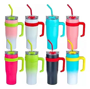 Garrafa Térmica Stanley Beer Pint Em Aço Inoxidável Com Tampa Stanley 1250Ml Multi Cores Sortidas Com Alça E Bico