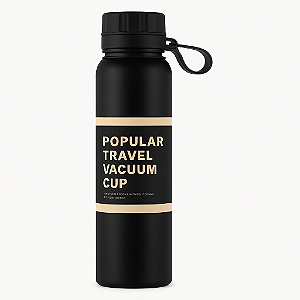 Garrafa Térmica Stanley Beer Pint Em Aço Inoxidável Com Tampa Warm 750Ml Preto