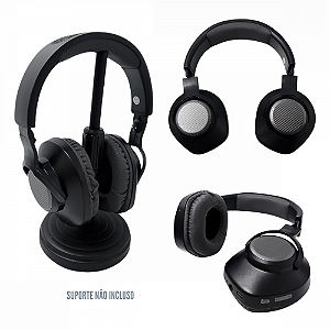 Headphone Bluetooth 5.3 Altomex Bm763 Com Bateria De Longa Duração Preto