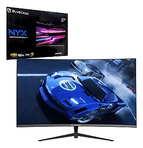 Monitor Gamer 27 Preto Curvo Nyx Full Hd 100hz Bluecase